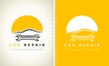 Auto repair logo. Car vector illustration. Royalty Free Stock Photo